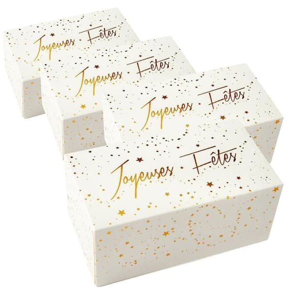 4 kartonger för Yule stock 35 x 13 cm