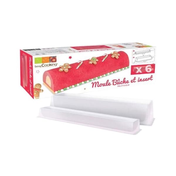 6 st Yule stockformar 33 cm + insatser