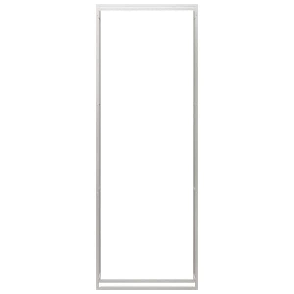 vidaXL brændestativ 110x28x312 cm rustfrit stål