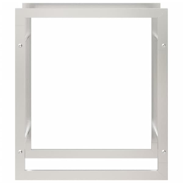 vidaXL brændestativ 50x28x56 cm rustfrit stål
