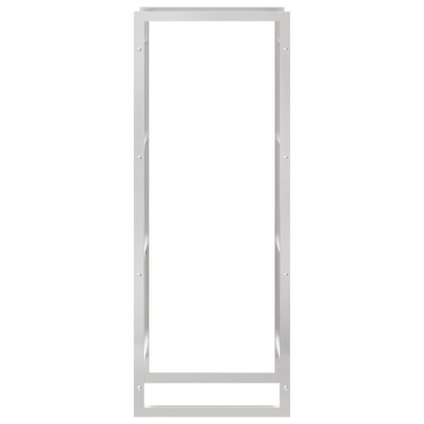 vidaXL brændestativ 50x28x132 cm rustfrit stål