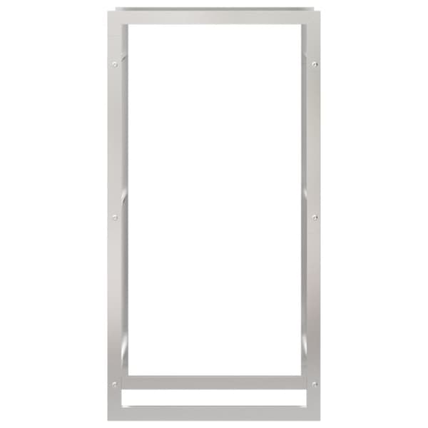 vidaXL Vedställ 80x28x154 cm rostfritt stål