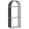 Miniatyrbillede 5 af 10: vidaXL brændestativ 80x45x190 cm galvaniseret stål antracitgrå