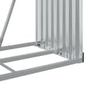 Miniatyrbillede 7 af 10: vidaXL brændestativ 80x45x190 cm galvaniseret stål antracitgrå