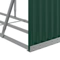 Miniatyrbillede 6 af 10: vidaXL brændestativ 234x45x100 cm galvaniseret stål grøn