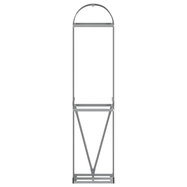 vidaXL brændestativ 40x45x170 cm galvaniseret stål antracitgrå