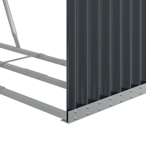 vidaXL Vedställ antracitgrå 120x45x100 cm galvaniserat stål