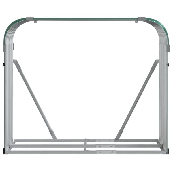 vidaXL Vedställ grön 120x45x100 cm galvaniserat stål