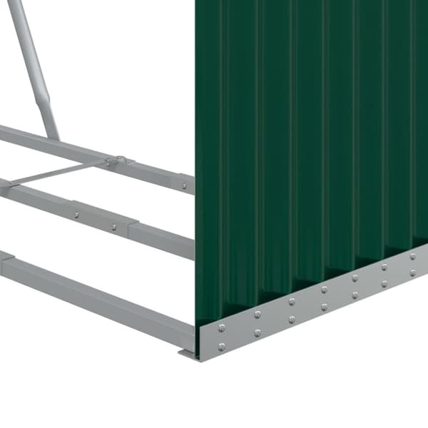 vidaXL Vedställ grön 120x45x100 cm galvaniserat stål