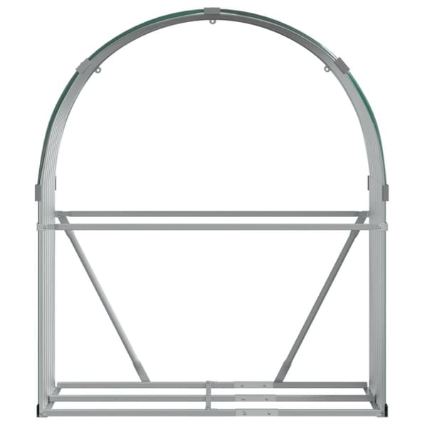 vidaXL Vedställ grön 120x45x140 cm galvaniserat stål