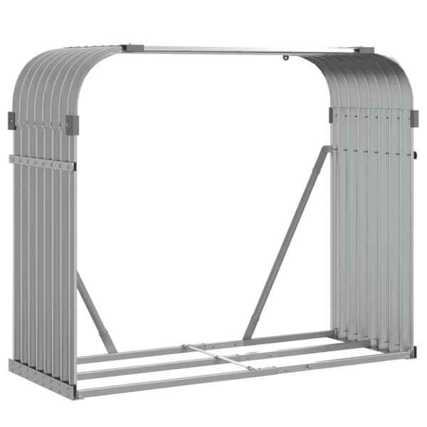 vidaXL Vedställ ljusgrå 120x45x100 cm galvaniserat stål