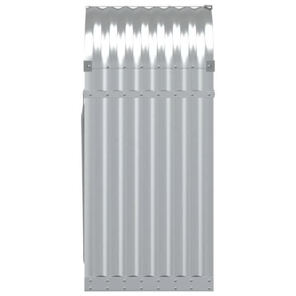 vidaXL brændestativ 40x45x100 cm galvaniseret stål grøn