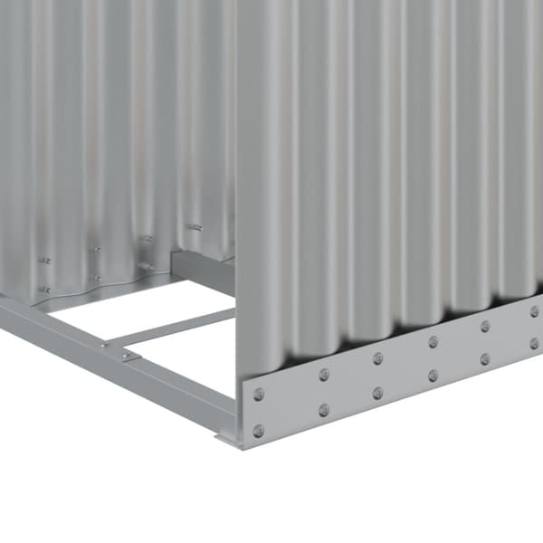 vidaXL brændestativ 40x45x100 cm galvaniseret stål grøn