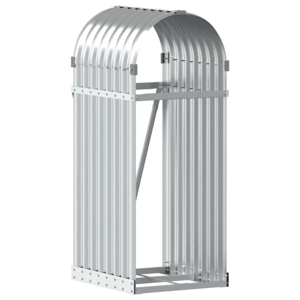 vidaXL brændestativ 40x45x100 cm galvaniseret stål grøn