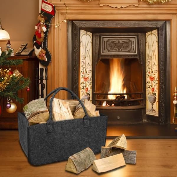 Filttbag - YUENFONG - 2x Fällbar korg - 50x25x25cm - Kapacitet 30kg - Mörkgrå