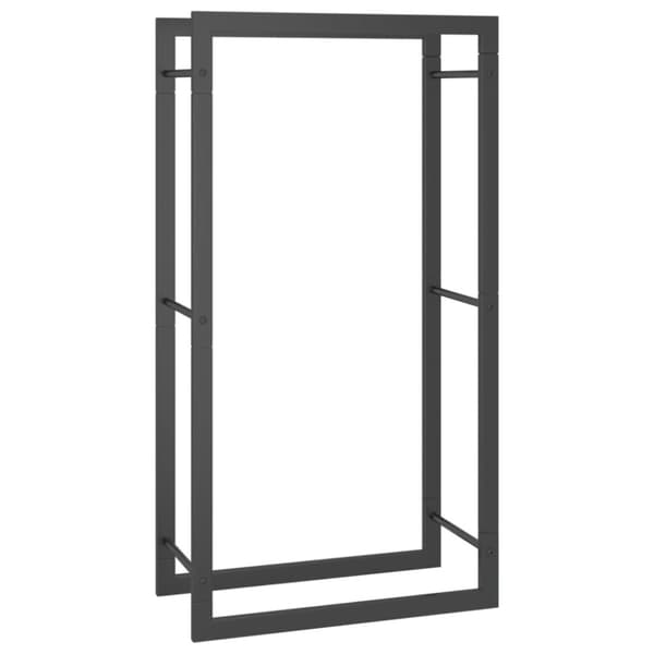 The Living Store brændestativ 50x28x94 cm stål matsort -  Brændekurve
