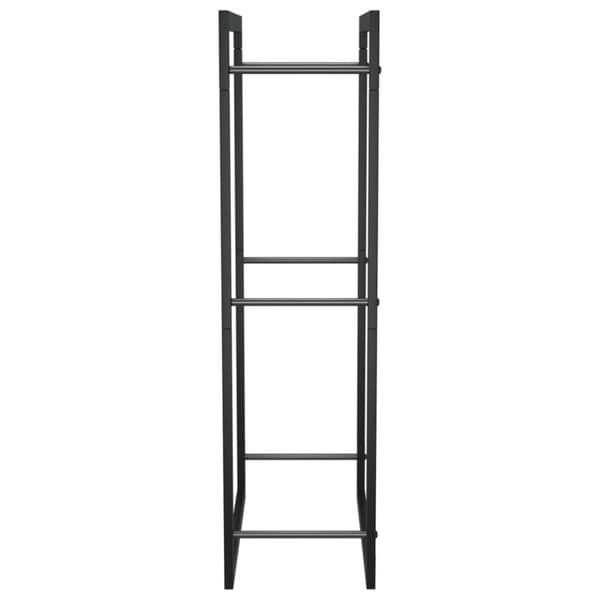 The Living Store brændestativ 50x28x94 cm stål matsort -  Brændekurve