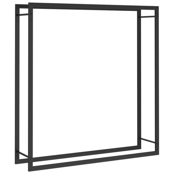 The Living Store brændestativ 110x28x116 cm stål matsort -  Brændekurve