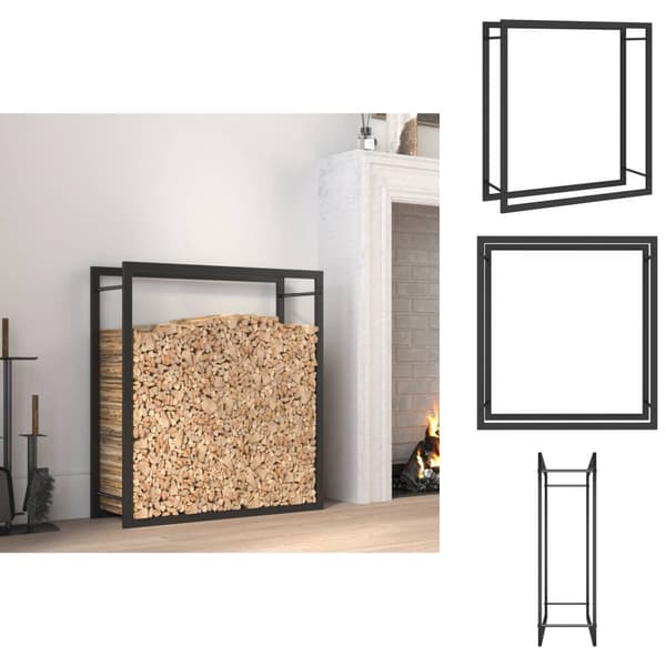 Brændekurve - Living brændestativ 80x28x86 cm stål matsort