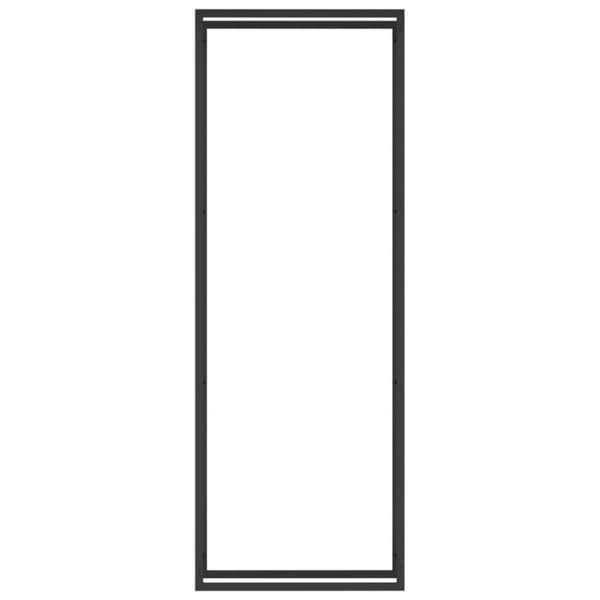 Brændekurve - Living brændestativ 80x28x222 cm stål matsort