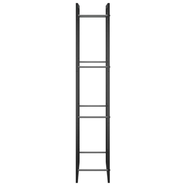 Vedställ matt svart 50x28x132 cm stål - Vedställ - Ved Ställ - Home & Living