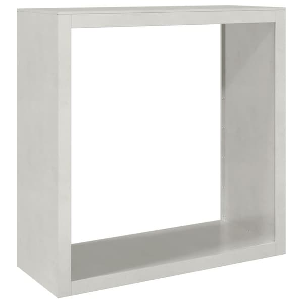 vidaXL Vedstativ 100x40x100 cm rustfritt stål