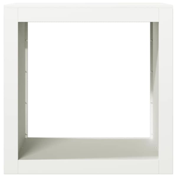 vidaXL Vedställ vit 60x40x60 cm stål