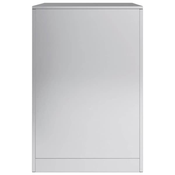 vidaXL Vedstativ 60x40x60 cm galvanisert stål