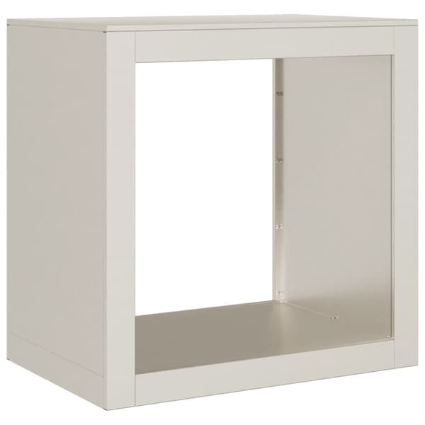 vidaXL Vedstativ 60x40x60 cm oksidert stål