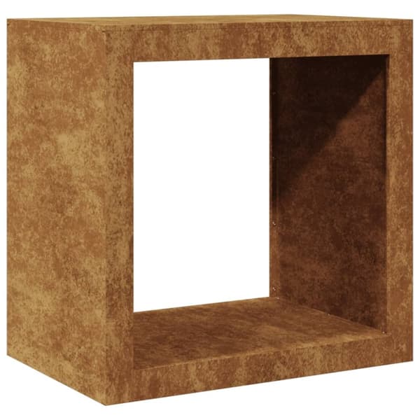 vidaXL Vedstativ 60x40x60 cm oksidert stål