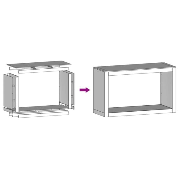 vidaXL Polttopuuteline 100x40x60 cm ruostumaton teräs