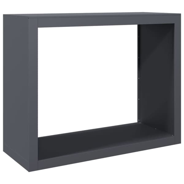 vidaXL brændestativ 100x40x80 cm stål antracitgrå
