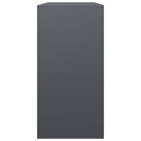 vidaXL brændestativ 100x40x80 cm stål antracitgrå