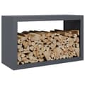 Miniatyrbilde 4 av 11: vidaXL Vedstativ antrasitt 100x40x60 cm stål