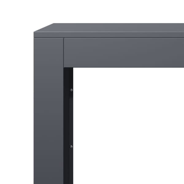 vidaXL Vedstativ antrasitt 100x40x60 cm stål