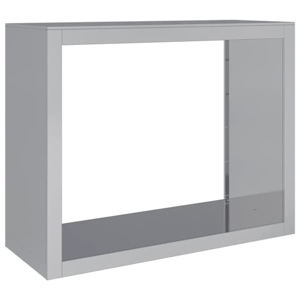 vidaXL Vedställ 100x40x80 cm galvaniserat stål