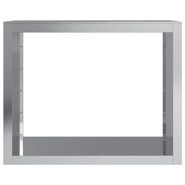 vidaXL Vedställ 100x40x80 cm galvaniserat stål