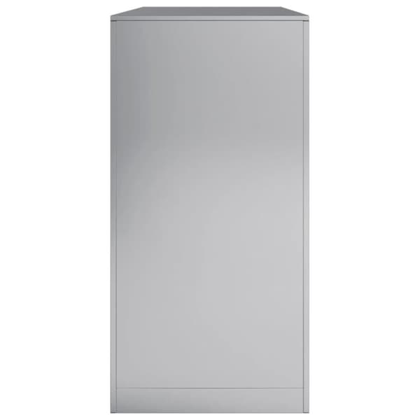 vidaXL Vedställ 100x40x80 cm galvaniserat stål