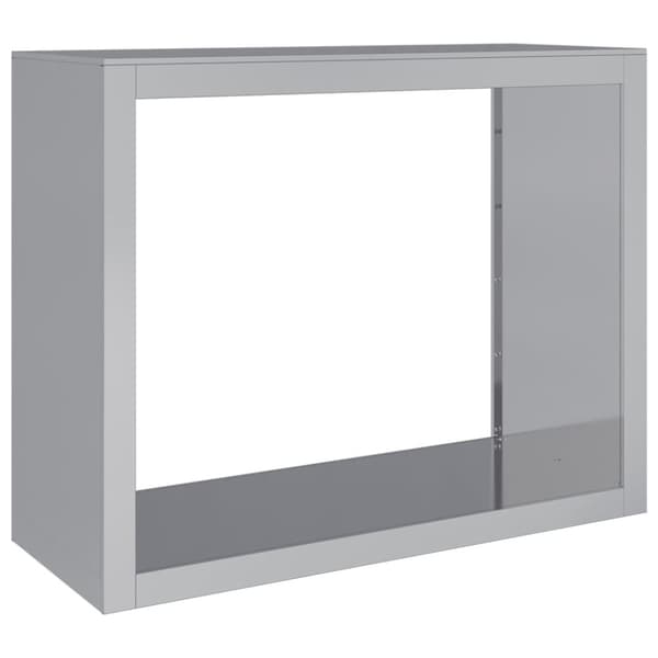 vidaXL Vedställ 100x40x80 cm galvaniserat stål