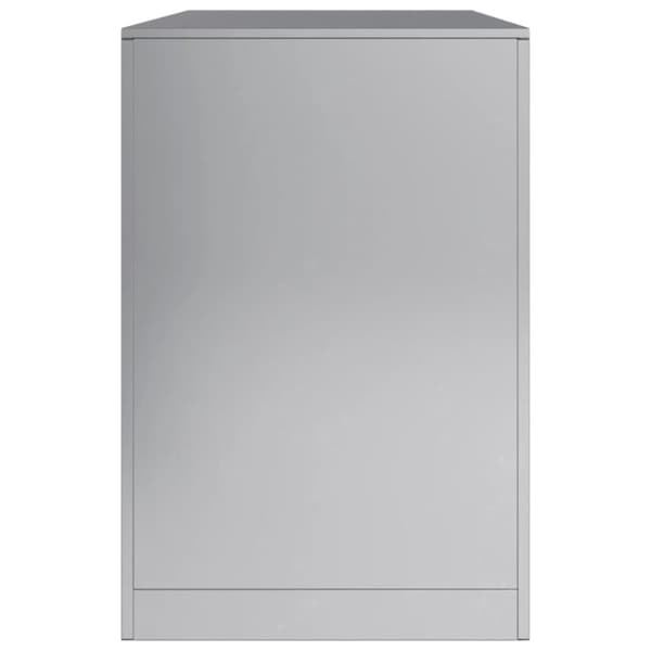 vidaXL Vedstativ 100x40x60 cm galvanisert stål