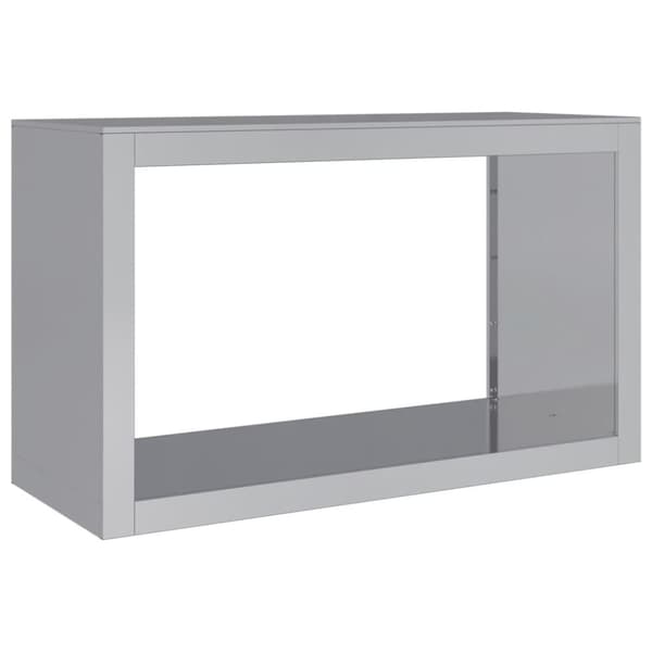 vidaXL Vedställ 100x40x60 cm galvaniserat stål