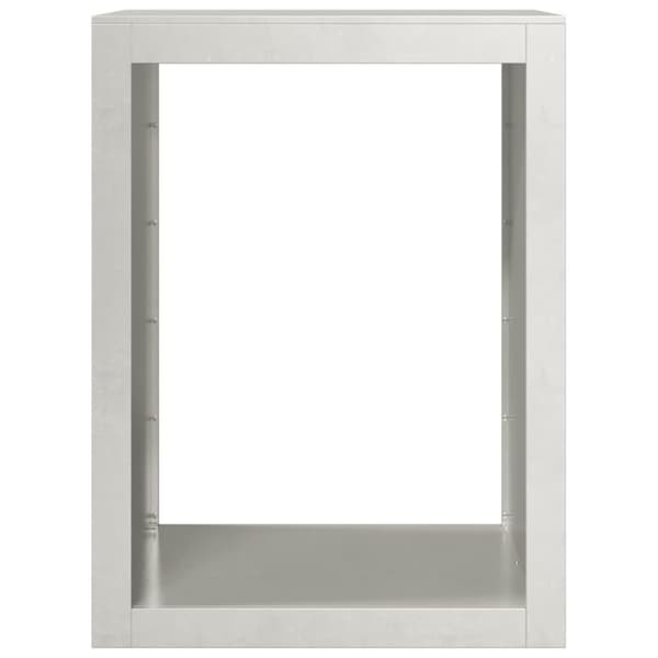 vidaXL Vedstativ 60x40x80 cm rustfritt stål