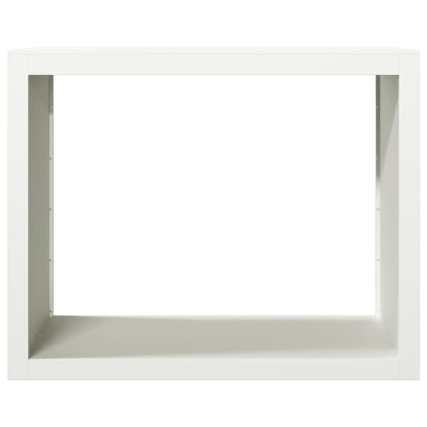 vidaXL Vedställ vit 100x40x80 cm stål