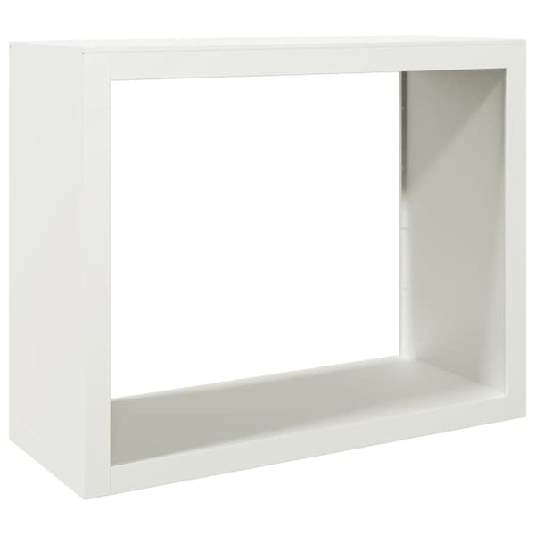 vidaXL Vedställ vit 100x40x80 cm stål