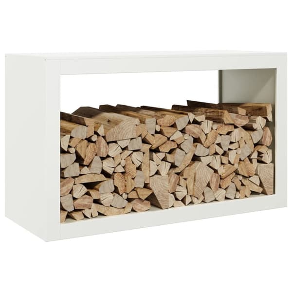 vidaXL Vedställ vit 100x40x60 cm stål