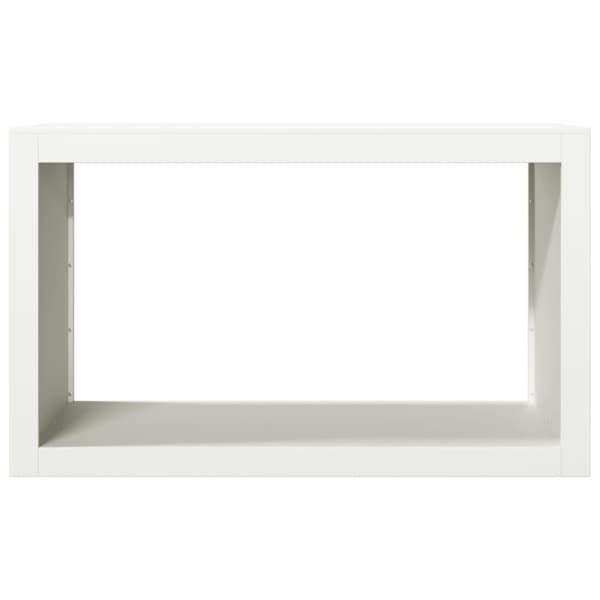 vidaXL Vedställ vit 100x40x60 cm stål