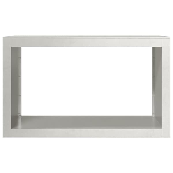 vidaXL Vedställ 100x40x60 cm rostfritt stål