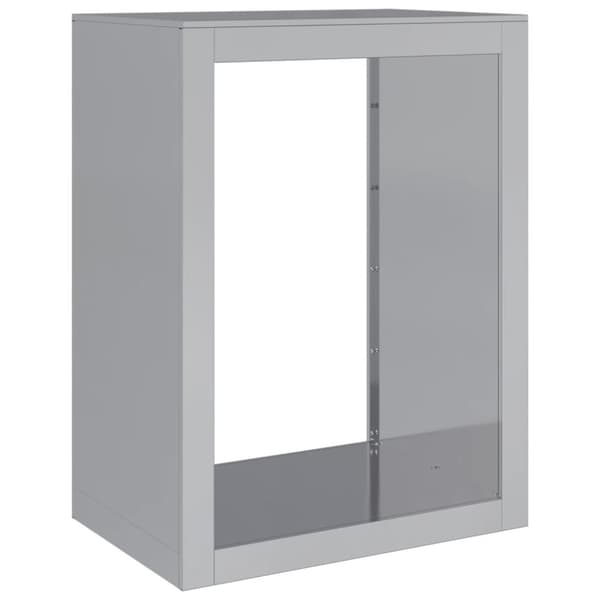 vidaXL Vedställ 60x40x80 cm galvaniserat stål