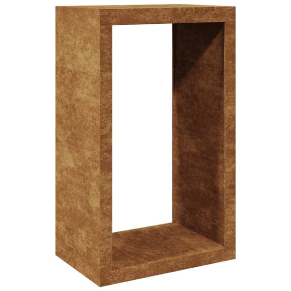 vidaXL Vedstativ 60x40x100 cm oksidert stål