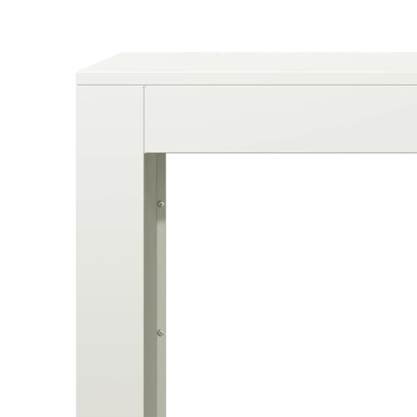vidaXL Vedställ vit 100x40x100 cm stål